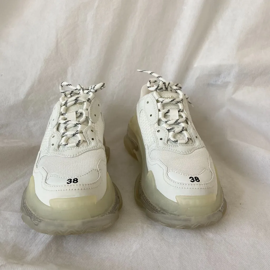 Balenciaga Triple S Clear Sole chunky sneaker, 38