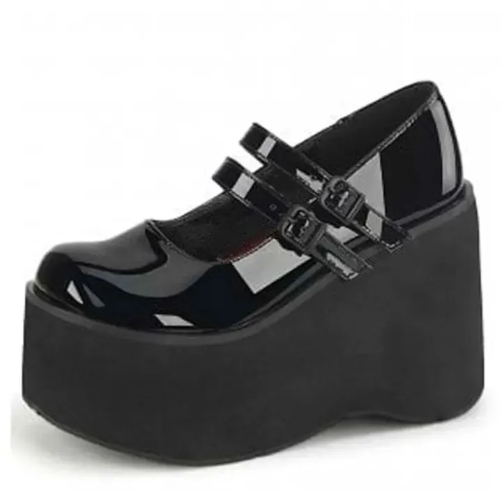 binfenxie Women Pumps Mary Jane Super High Heel Platform Wedge Spring Ladies Sandals Belt Buckle Classic Sweet Punk Female Lolita Shoes