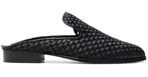 Clergerie Black Aliceop 25 Raffia Mules Trainers Shoes Ladies