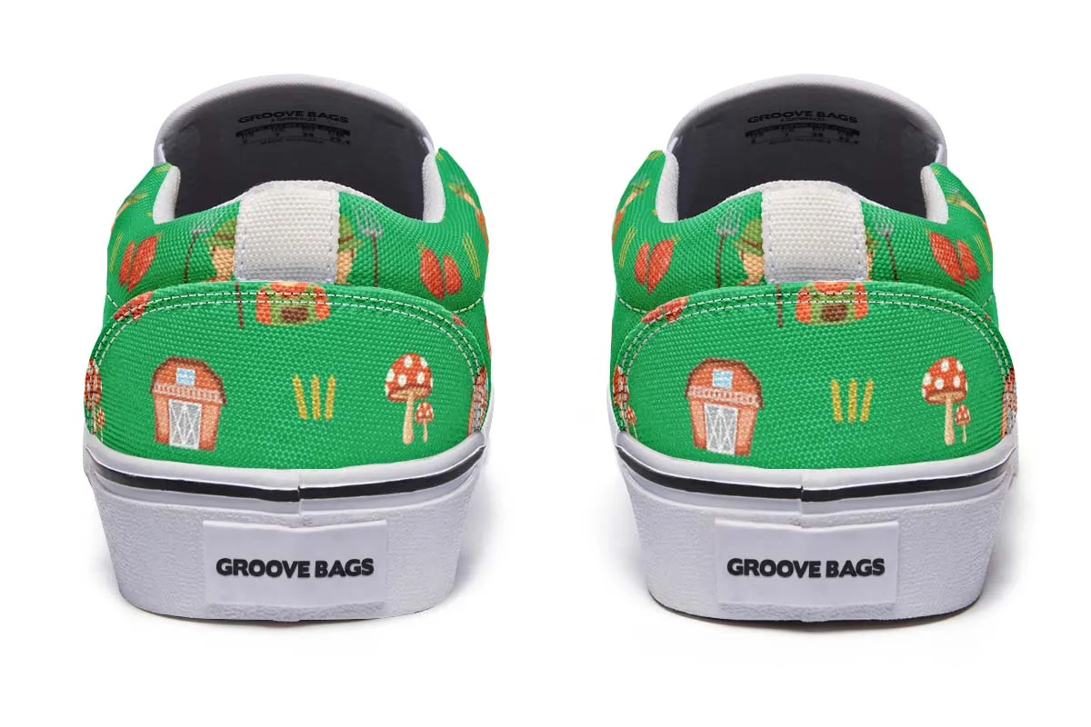 Cute Farm Slip-On Shoes