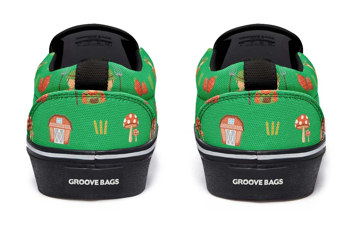 Cute Farm Slip-On Shoes