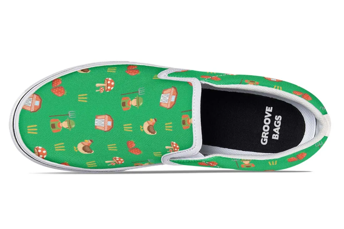 Cute Farm Slip-On Shoes