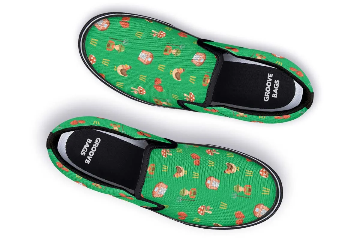 Cute Farm Slip-On Shoes