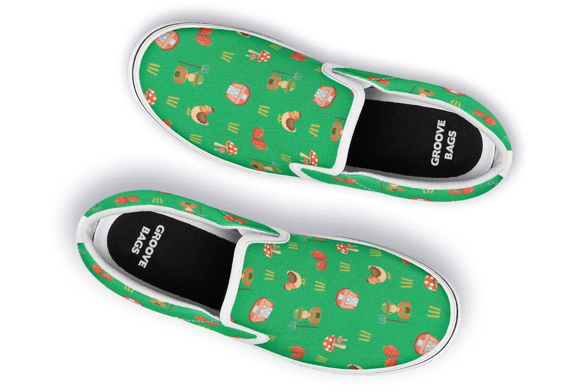 Cute Farm Slip-On Shoes