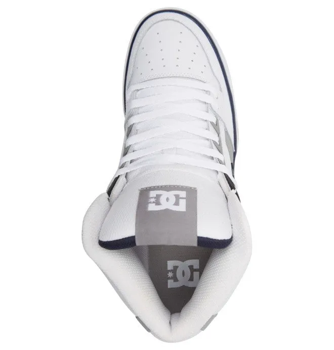 DC PURE HIGH TOP - WHITE/NAVY