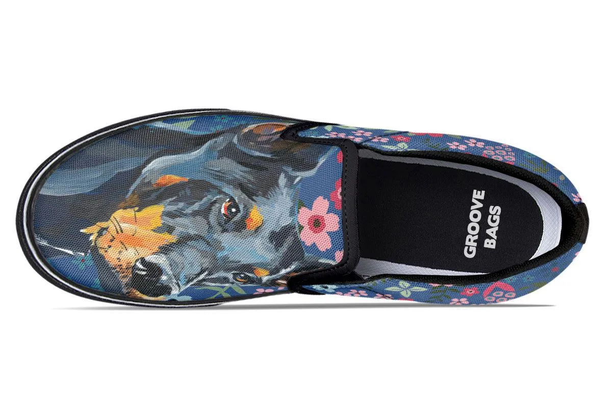 Doberman Sweetheart Slip-On Shoes