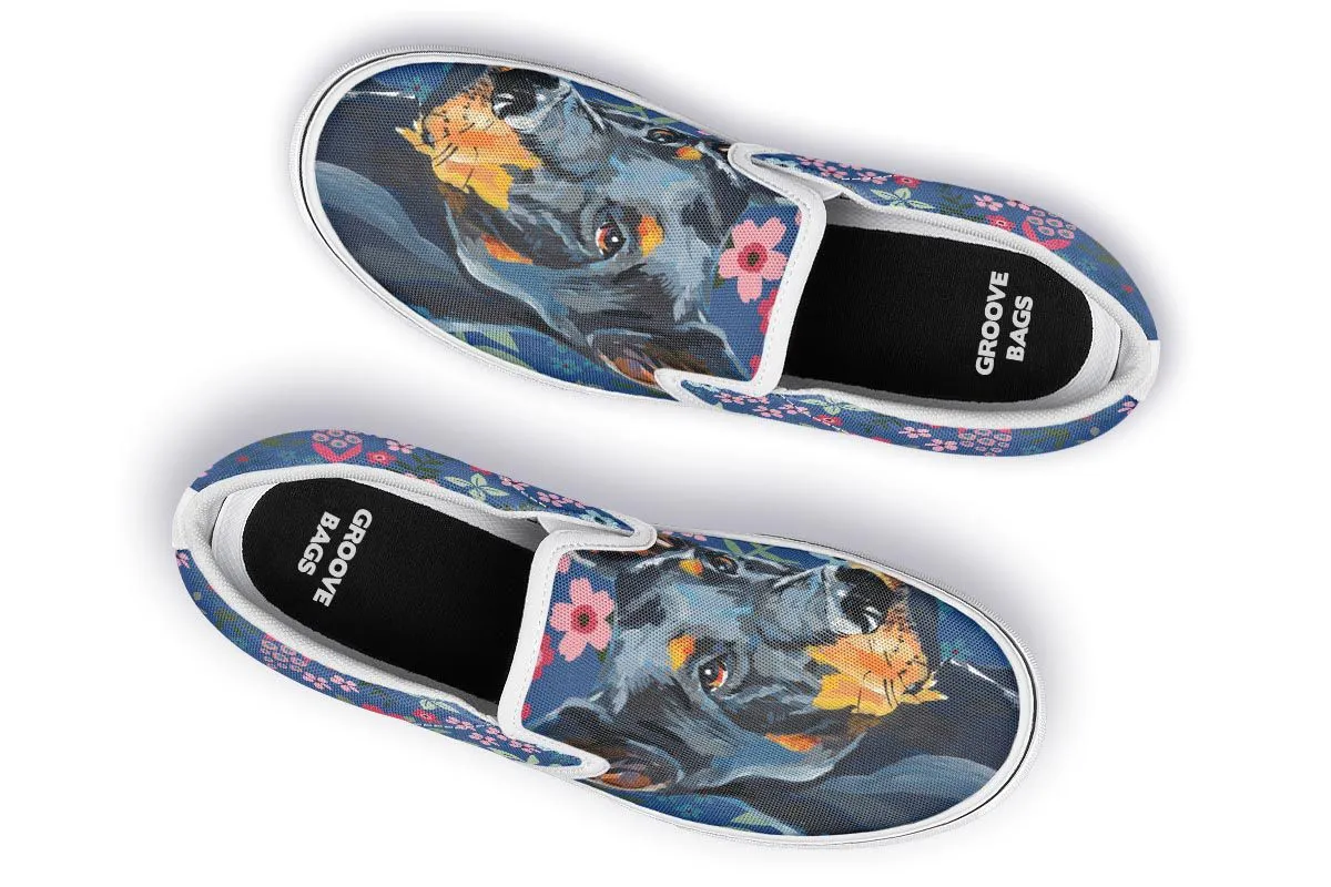 Doberman Sweetheart Slip-On Shoes