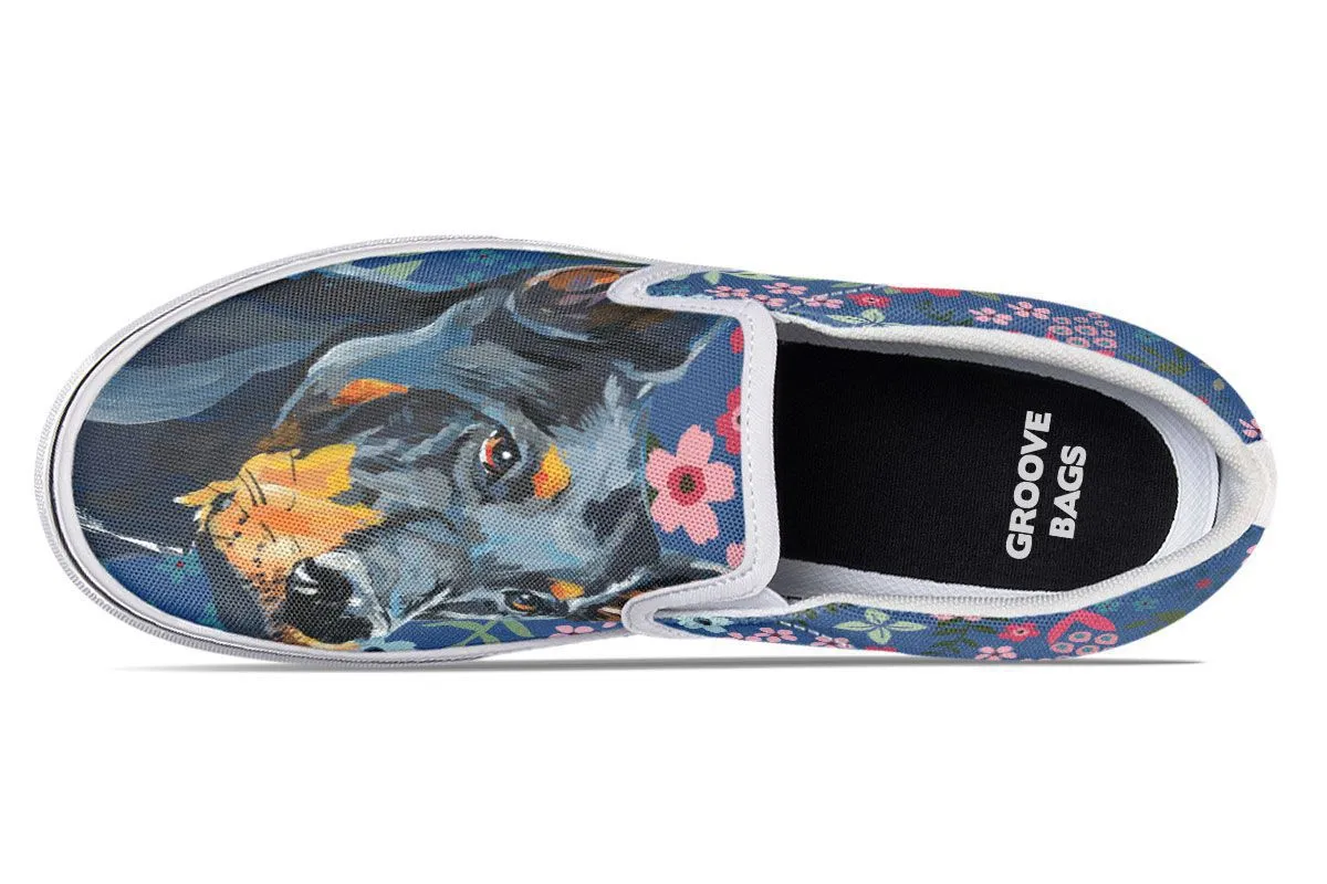 Doberman Sweetheart Slip-On Shoes