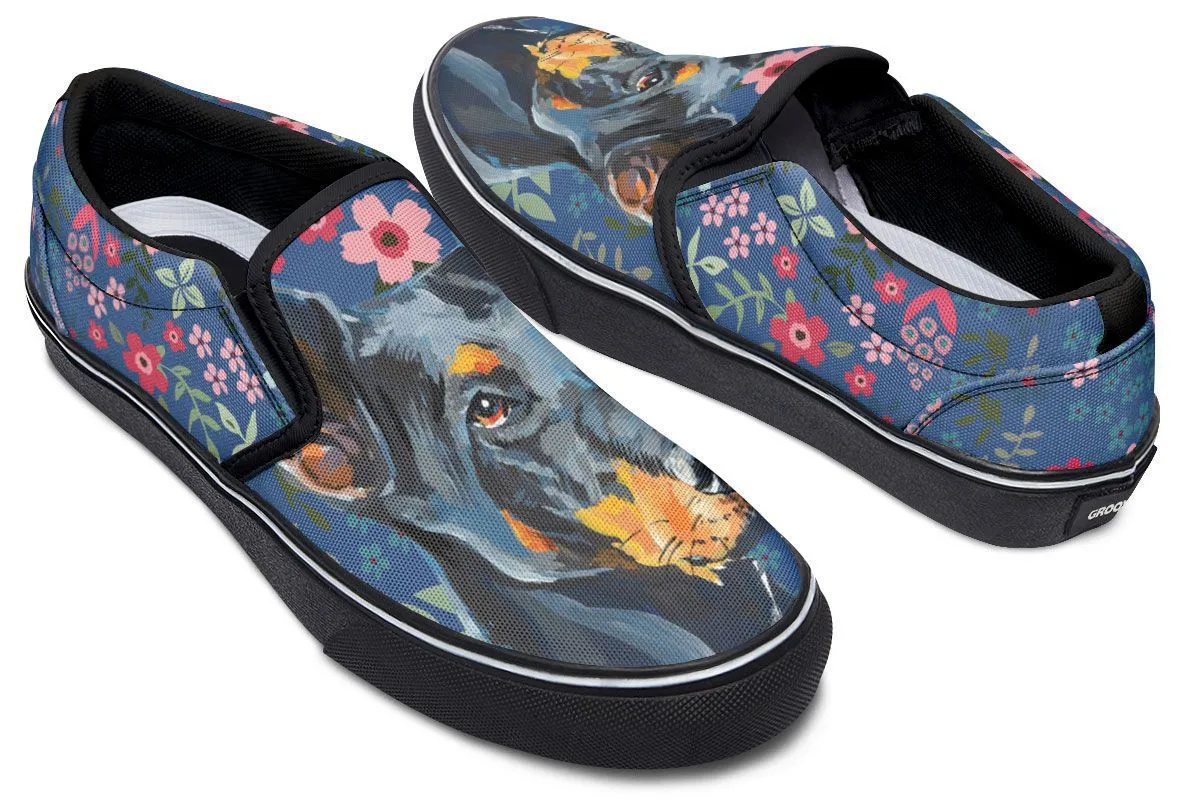 Doberman Sweetheart Slip-On Shoes