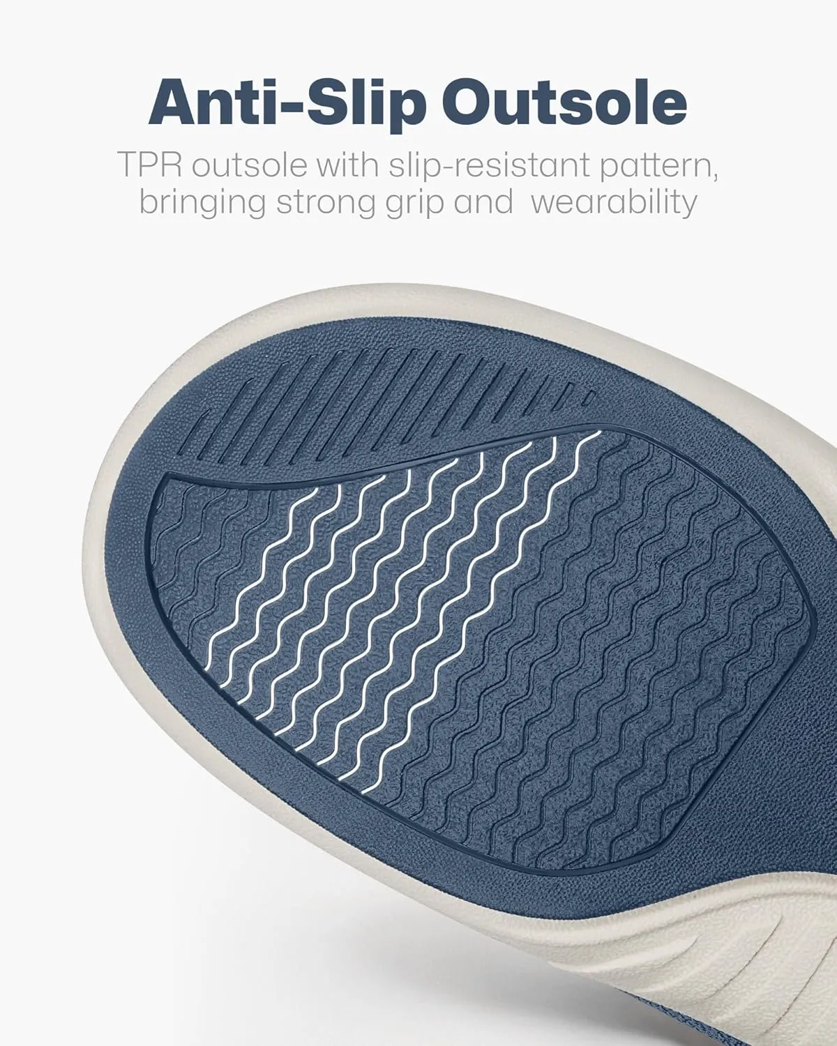 Mens Slip On Shoes, Mens Boat Shoes with Arch Support, Orthopedic Canvas Loafers for Plantar Fasciitis, Indoor & Outdoor Walking Slippers Shoes for Pain Relief