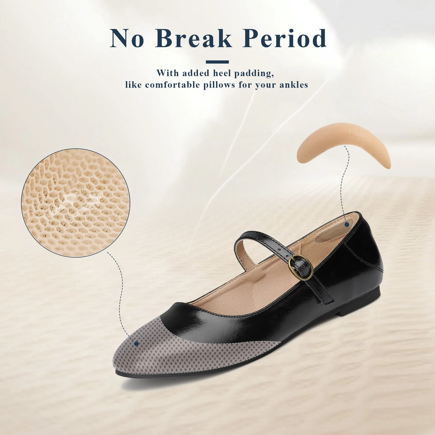 Round Toe Mary Jane Shoes