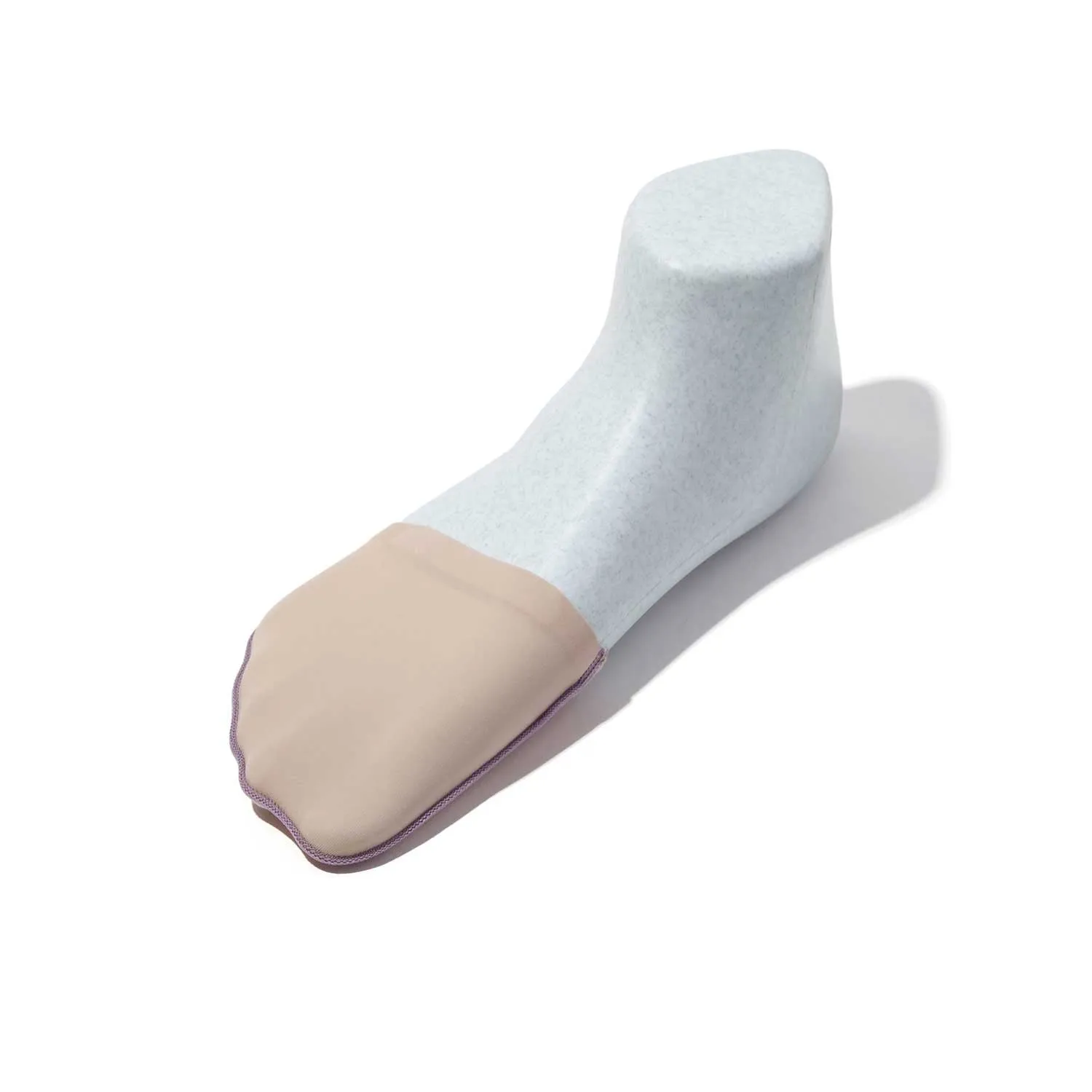 Sheec | Ultra Thin Invisilite Toe Half Socks | Nylon & Cotton No-Show Socks for Women's | Large Size - 3 Pairs