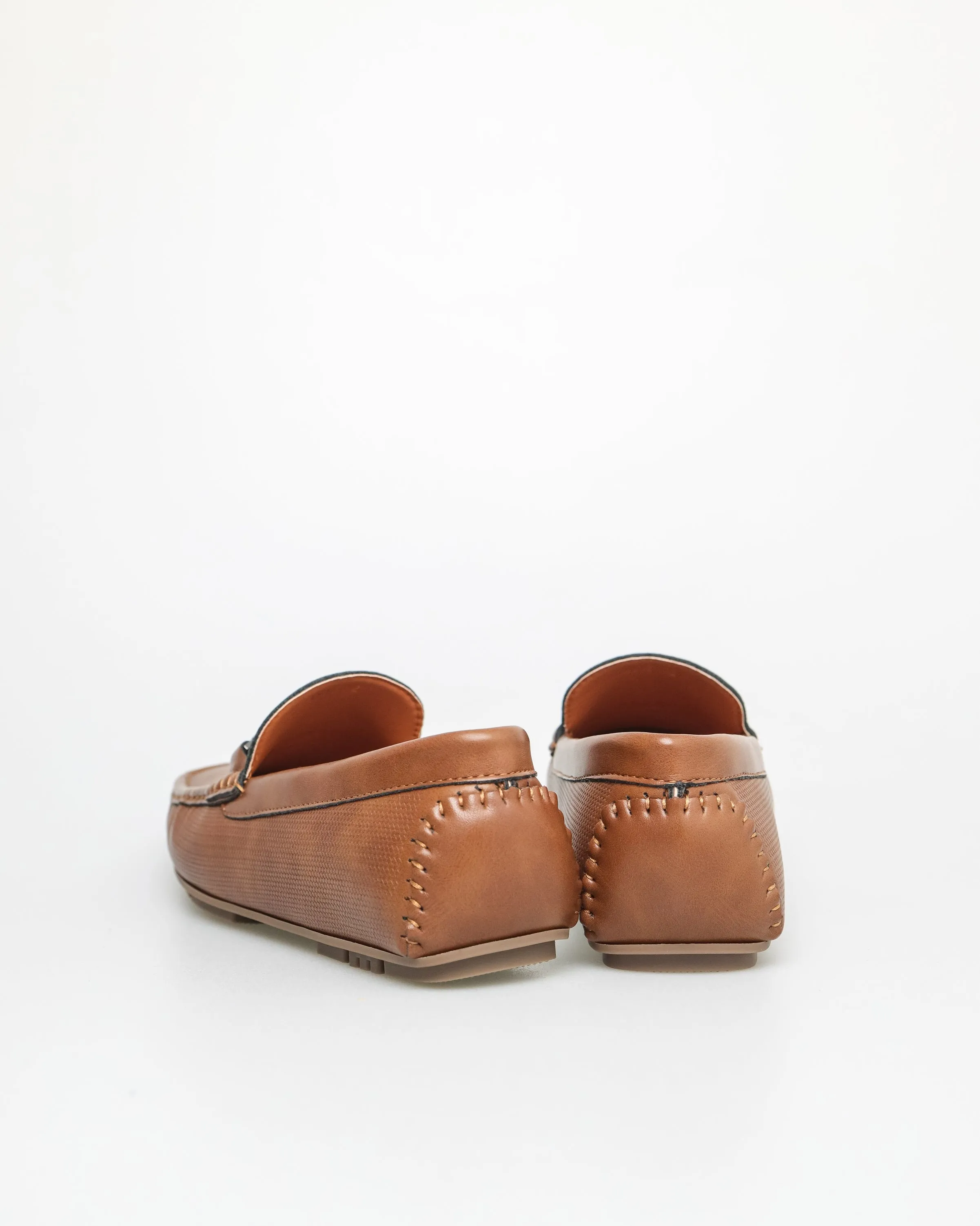 Tomaz C615 Men's Black Streamline Buckle Moccasins