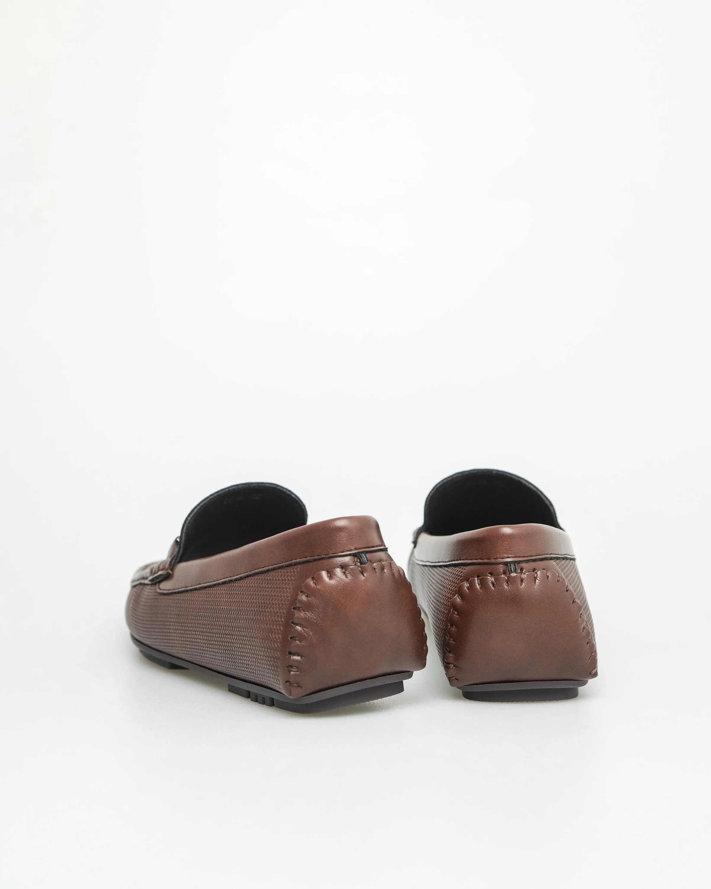 Tomaz C615 Men's Black Streamline Buckle Moccasins