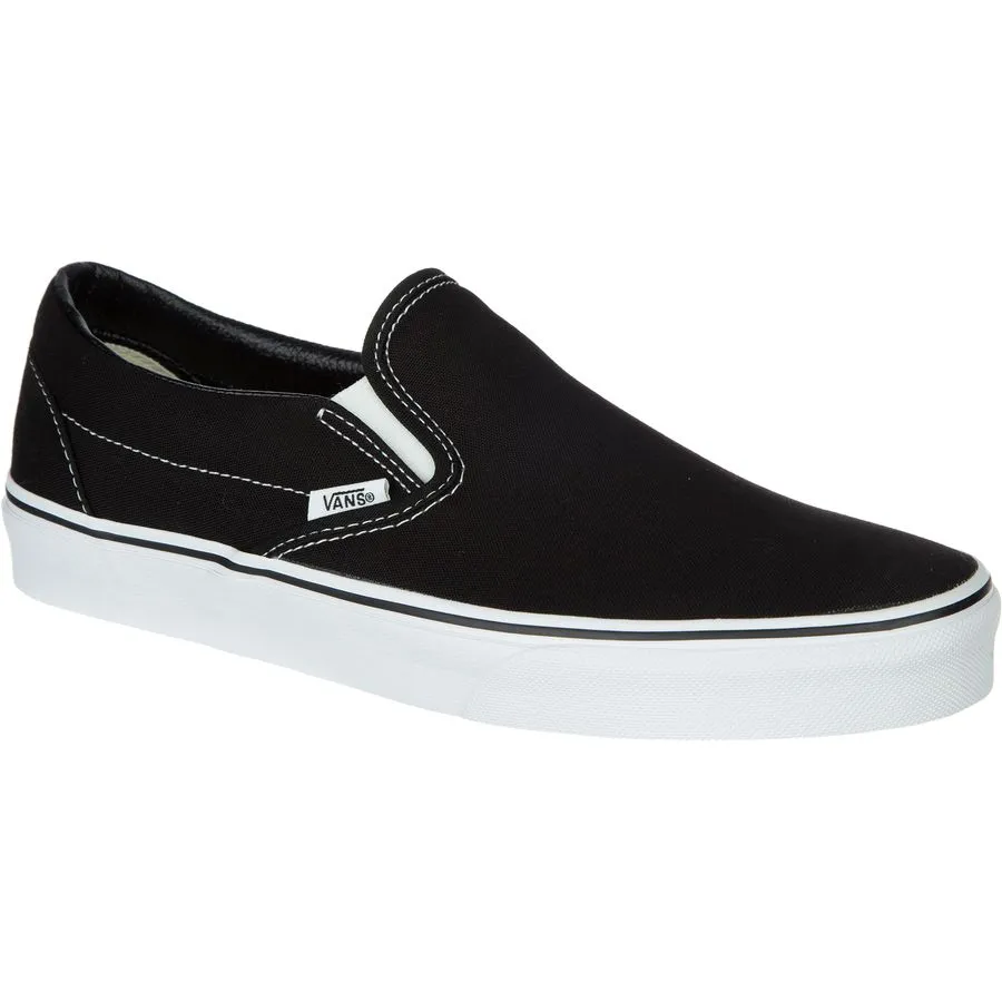 VANS AUTHENTIC SLIP ON - BLACK/WHITE