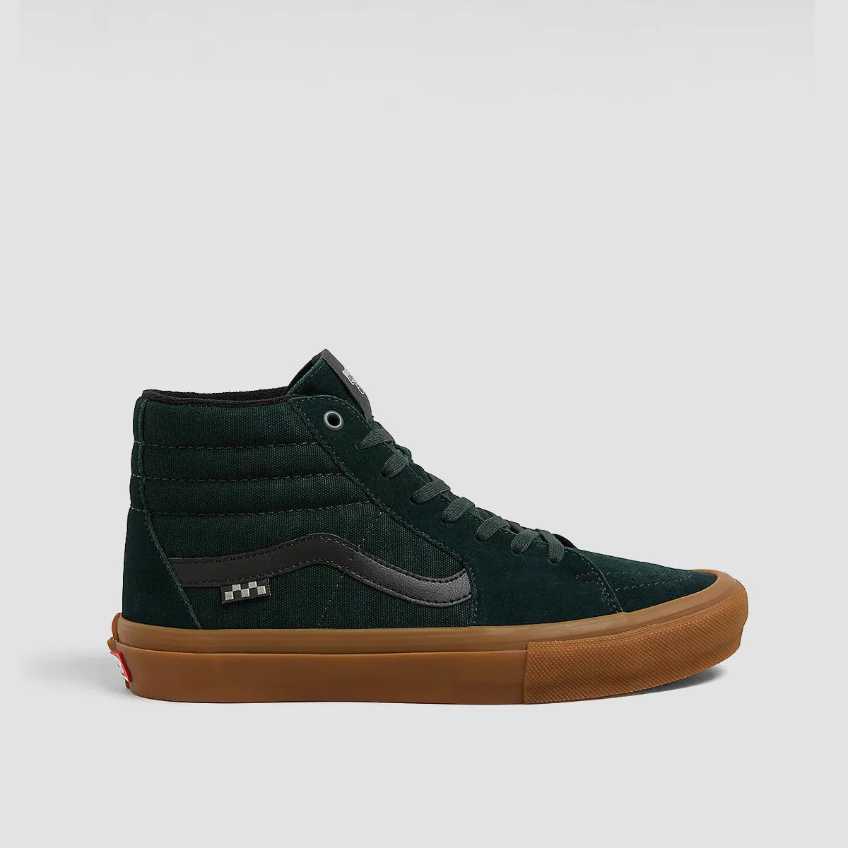 Vans Skate Sk8-Hi High Top Shoes - Green/Gum